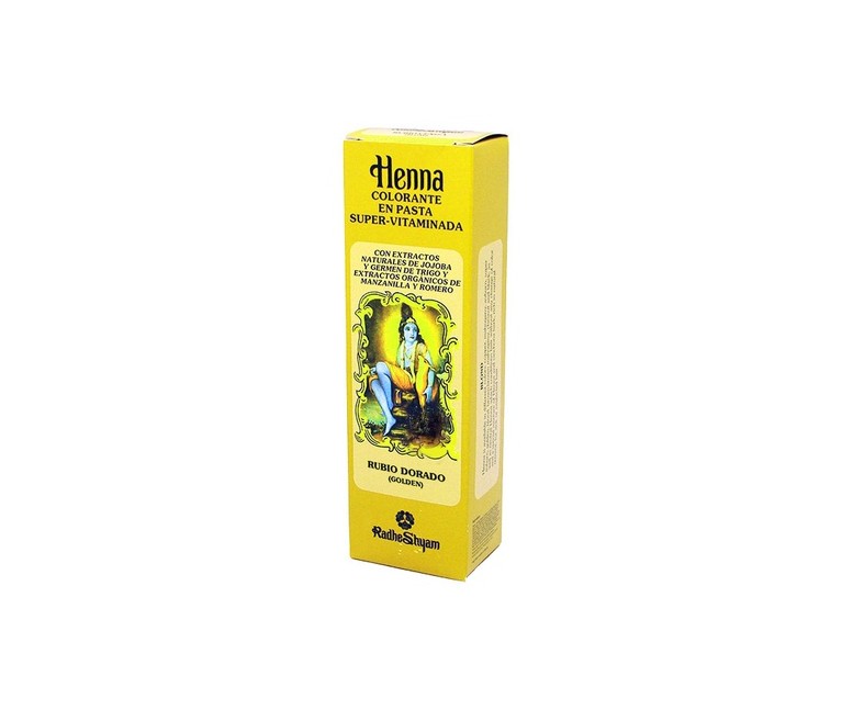 Henna Rubio Dorado Pasta 200 ml Radhe Shyam