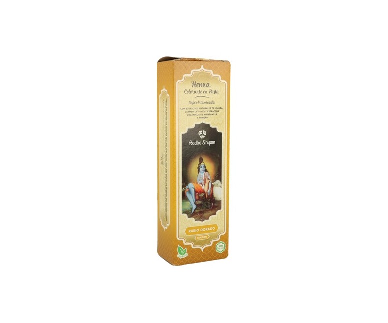 Henna Rubio Dorado Pasta 200 ml Radhe Shyam