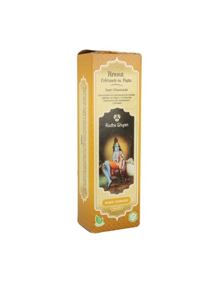 Henna Rubio Dorado Pasta 200 ml Radhe Shyam