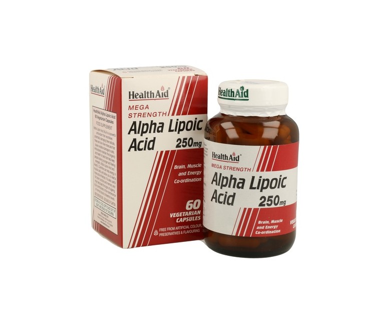 Ácido Alphalipoico 60 cápsulas Health Aid