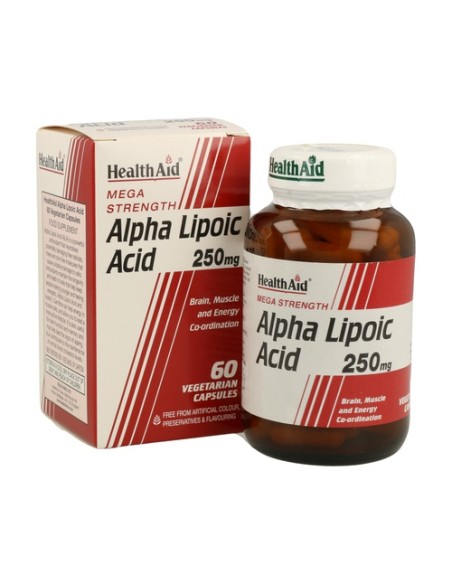 Ácido Alphalipoico 60 cápsulas Health Aid