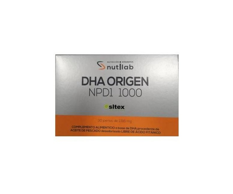 Dha origen ndp1 1000 blister 30 perlas Nutilab