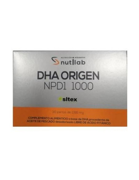 Dha origen ndp1 1000 blister 30 perlas Nutilab