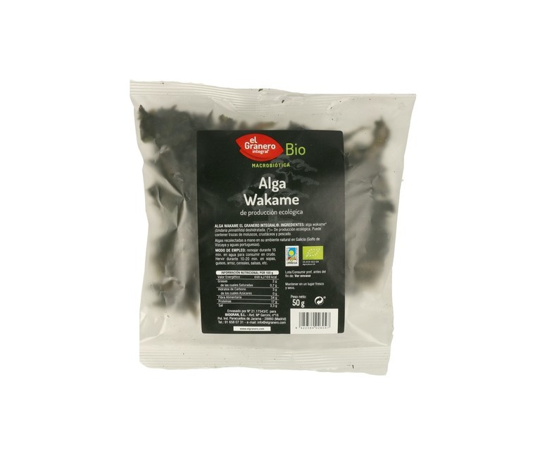 Alga Wakame 50 g El Granero Integral