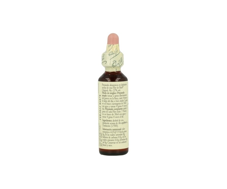 Flores de Bach Holly 20 ml de elixir floral Bach Original