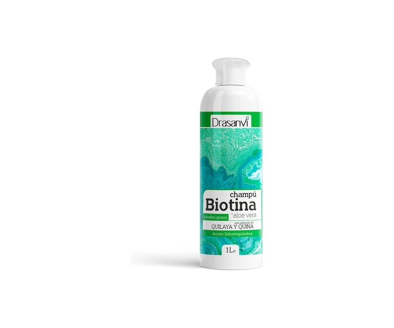 Champú Biotina y Aloe vera Pelos Grasos 1000 ml Drasanvi