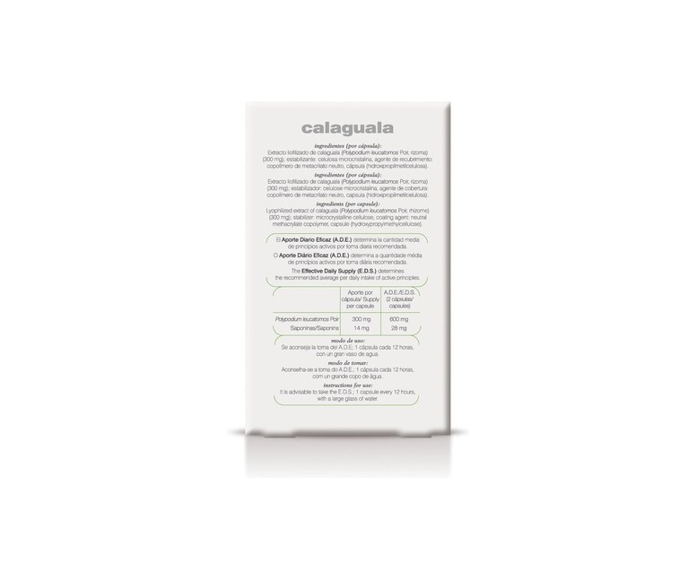 08 S Calaguala (Fórmula XXI) 30 cápsulas Soria Natural