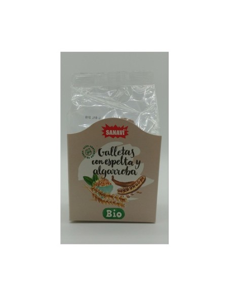 Galletas de Espelta con Algarroba 200 g Sanavi