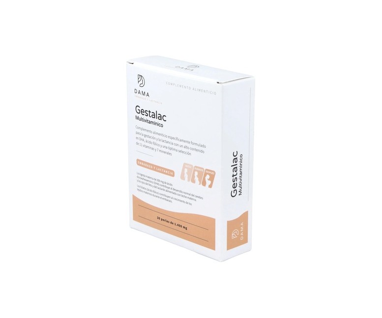 Dama gestalac multivitamínico 30 perlas de 1400mg Herbora