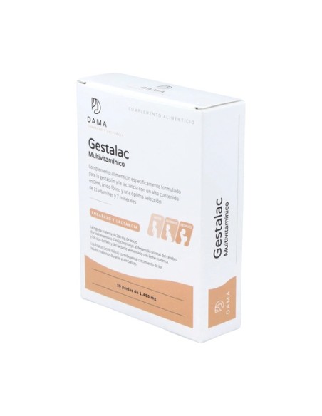 Dama gestalac multivitamínico 30 perlas de 1400mg Herbora