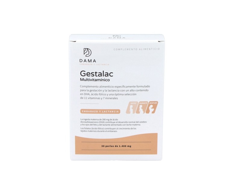 Dama gestalac multivitamínico 30 perlas de 1400mg Herbora