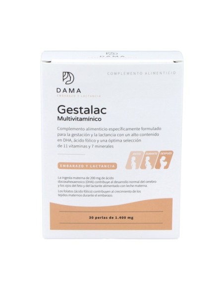 Dama gestalac multivitamínico 30 perlas de 1400mg Herbora