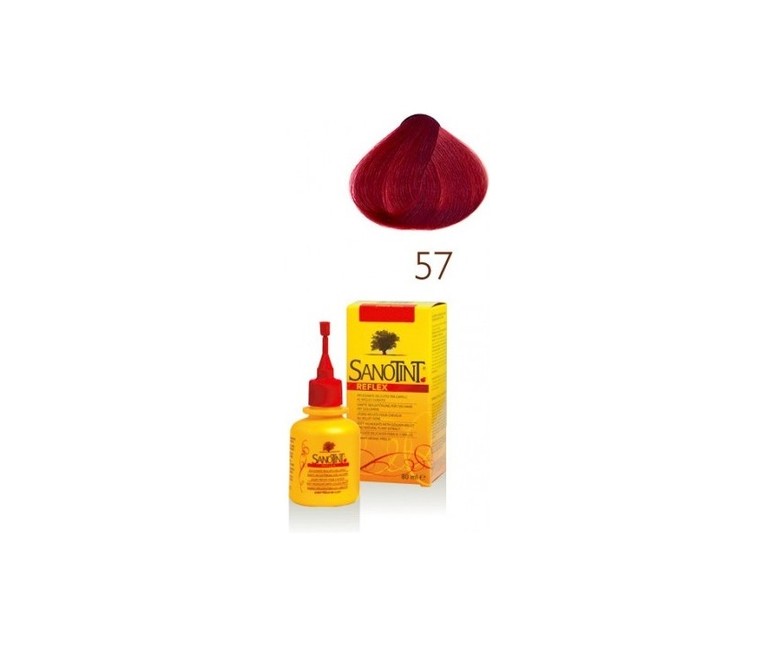 Sanotint reflex 57 rojizo oscuro 80 ml Sanotint