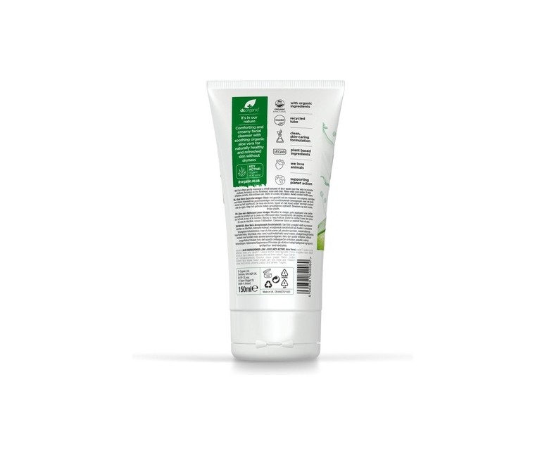 Limpiador facial cremoso Aloe Vera - todo tipo de piel 150 ml Dr. Organic