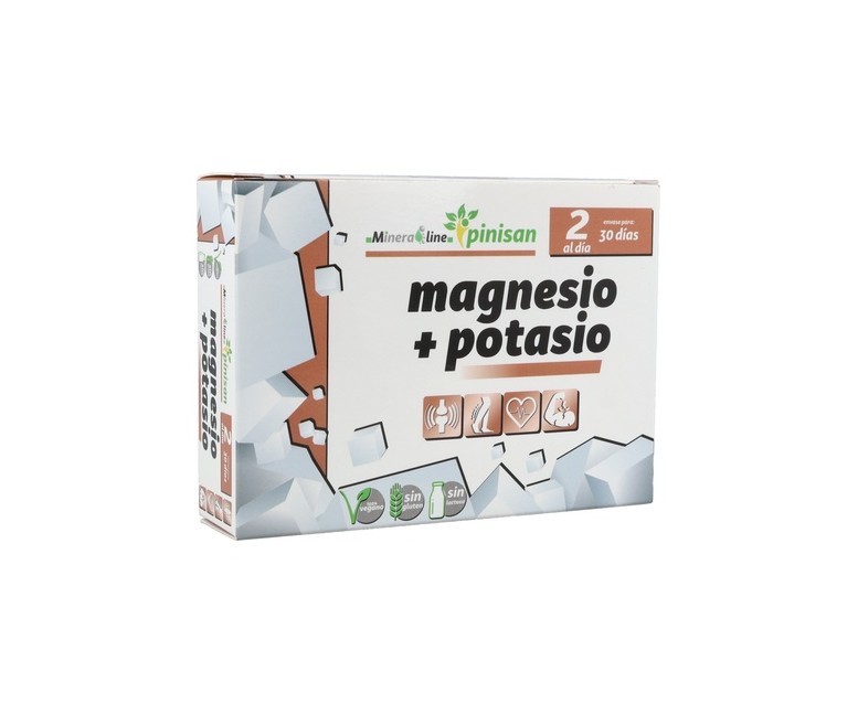 Magnesio + potasio 60 comprimidos Pinisan