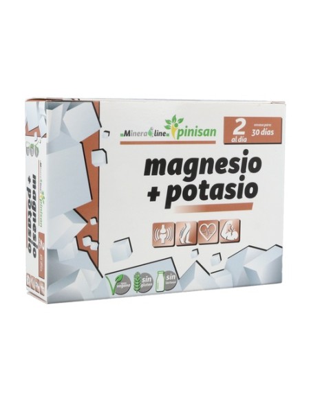 Magnesio + potasio 60 comprimidos Pinisan