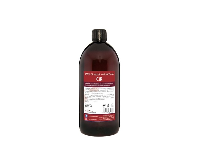Aceite masaje cir masasana 1000 ml de aceite Herdibel