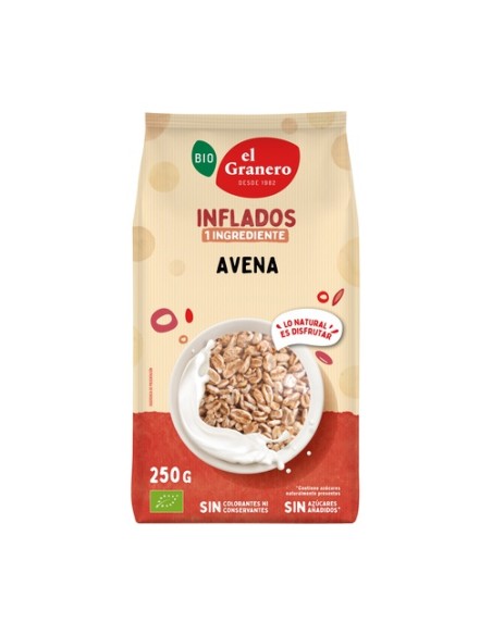 Avena hinchada Bio 250 g El Granero Integral