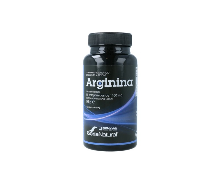 Arginina 90 comprimidos de 915mg Soria Natural