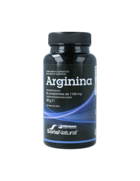 Arginina 90 comprimidos de 915mg Soria Natural
