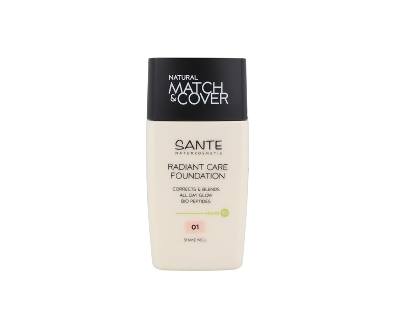 Maquillaje Fluido Mineral Mate 01 Warm Linen 30 ml Sante