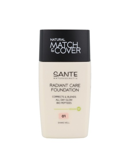 Maquillaje Fluido Mineral Mate 01 Warm Linen 30 ml Sante