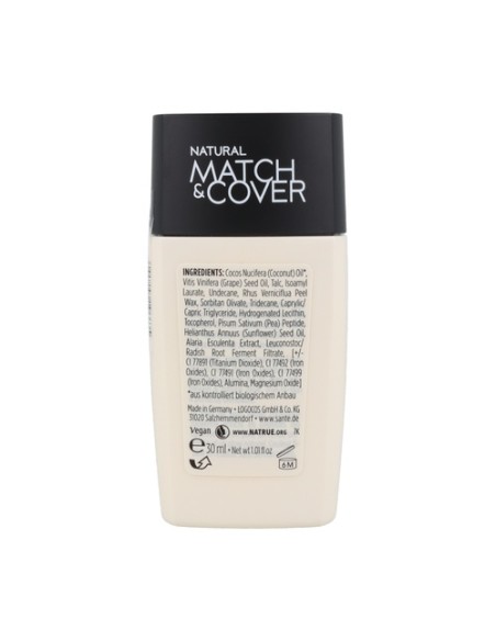Maquillaje Fluido Mineral Mate 01 Warm Linen 30 ml Sante