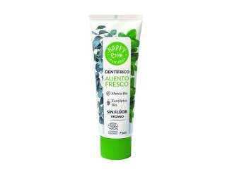 Dentífrico aliento fresco menta sin flúor