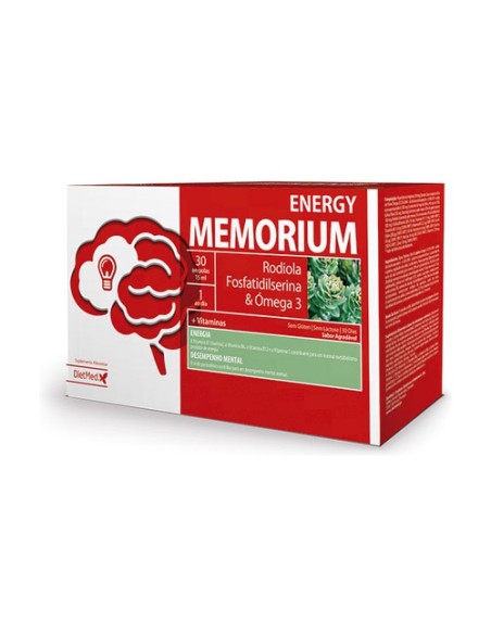 Memorium Energy 30 ampollas de 15ml Dietmed