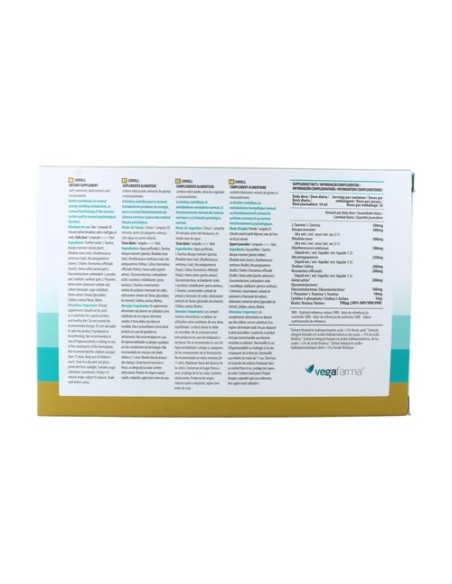Cervell 30 ampollas de 10ml Vegafarma