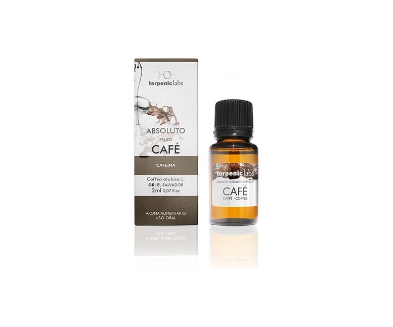 Café Aceite Esencial Absoluto Alimentario 2 ml de aceite esencial (Café) Terpenic