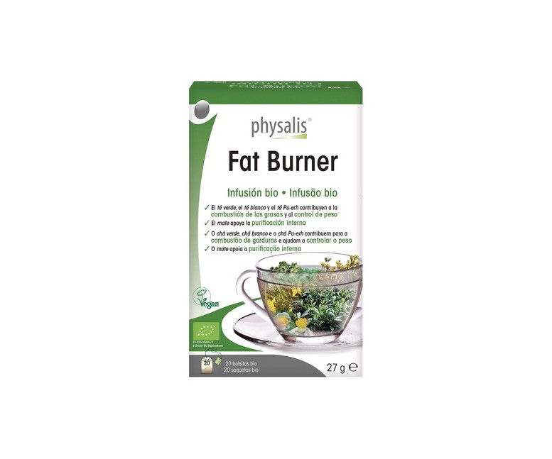 Fat Burner Infusión Bio 20 bolsitas infusoras Physalis