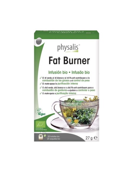 Fat Burner Infusión Bio 20 bolsitas infusoras Physalis