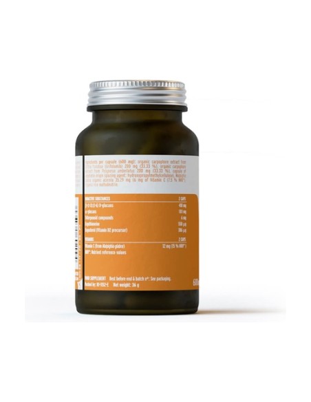 Detox 60 cápsulas vegetales Hifas da Terra