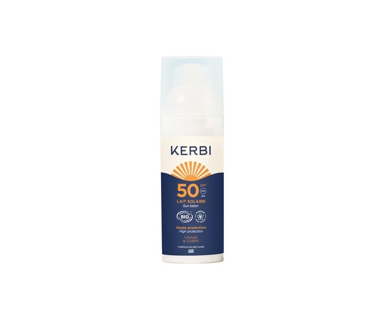 Leche solar SPF50 Bio 50 ml de crema Kerbi