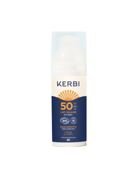Leche solar SPF50 Bio 50 ml de crema Kerbi