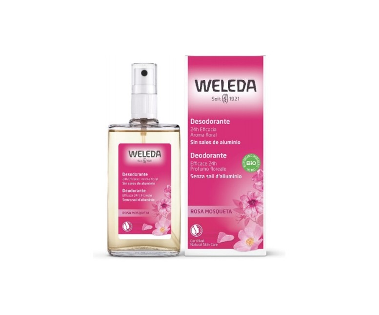 Desodorante Spray de Rosa 100 ml Weleda