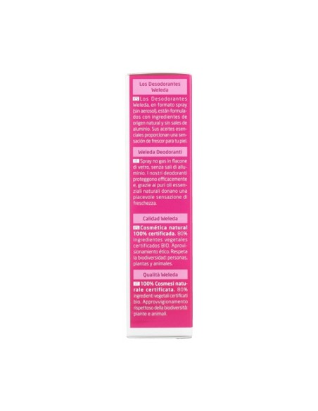 Desodorante Spray de Rosa 100 ml Weleda