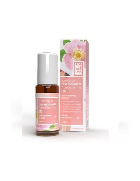 Aceite de rosa mosqueta Bio 1 presion frio 30 ml de aceite Herbora