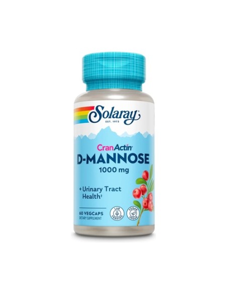D-Mannose con CranActin 60 cápsulas vegetales Solaray