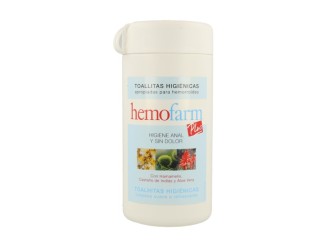 Toallitas Hemofarm Plus bote