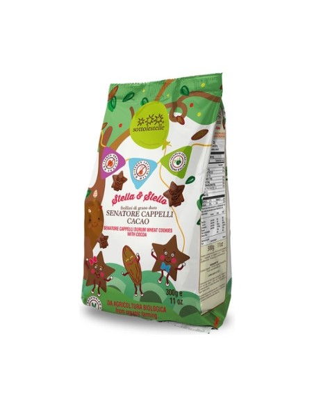 Galletas de trigo Senatore Cappelli con cacao Bio 300 g Sottolestelle