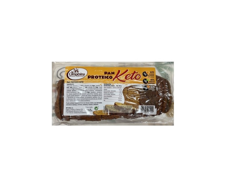 Pan protéico keto 365 g La Campesina