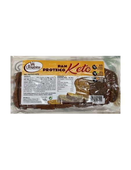 Pan protéico keto 365 g La Campesina