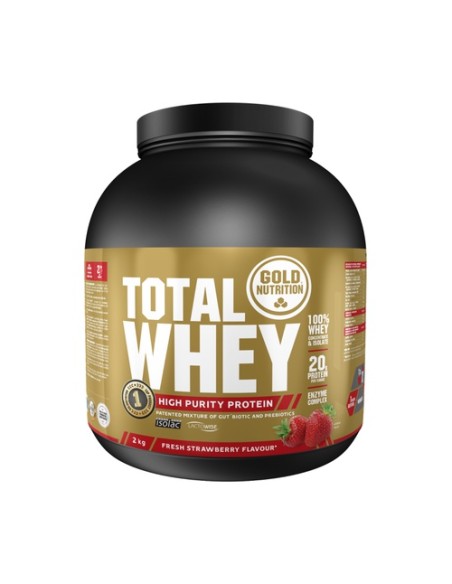 Total Whey Fresa 2 kg de polvo (Fresa) Gold Nutrition