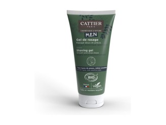 Hombre gel de afeitado