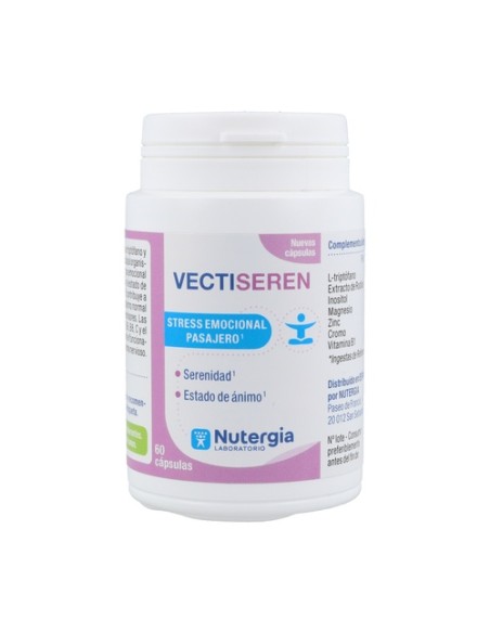 Vectiseren calma, sueño y apetito 60 cápsulas Nutergia