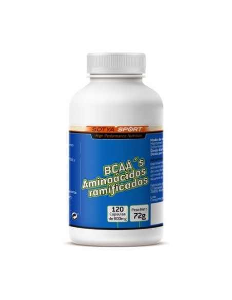 Bcaa`s Aminoácidos Ramificados 120 cápsulas Sotya