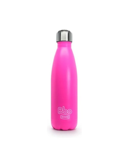 Botella Bbo termo acero fucsia 500 ml 1 unidad (Fucsia) Irisana