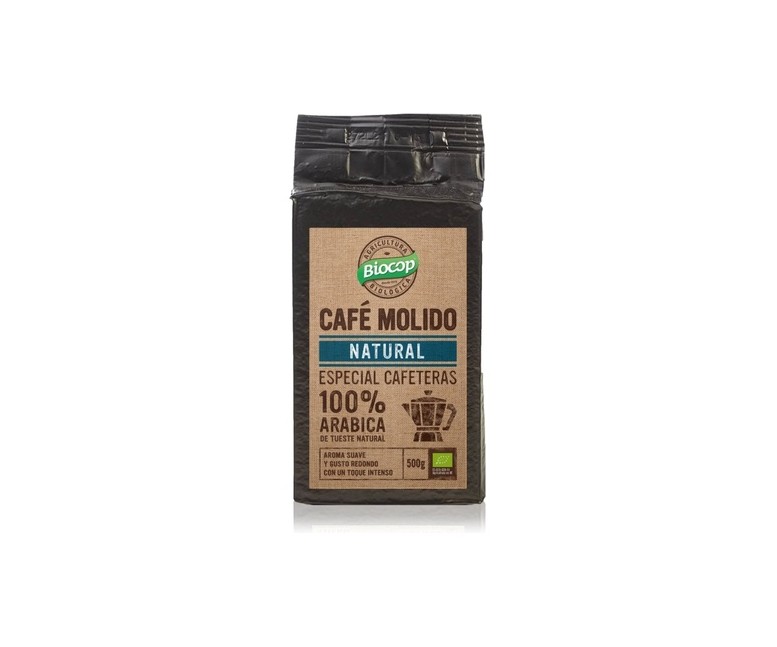 Café Molido 100% Arábica 500 g Biocop